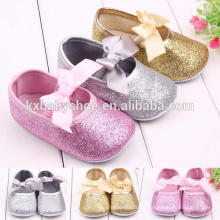 2016 Venta al por mayor nueva brillante Princesa Baby Dress zapatos